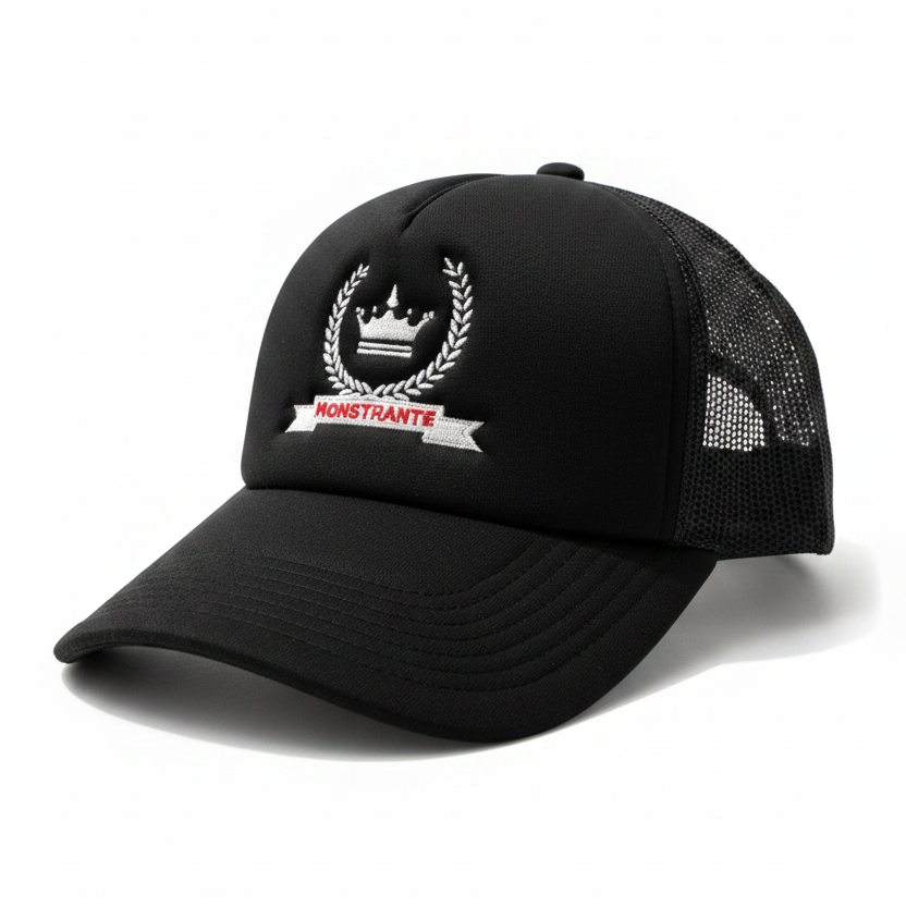 Black Trucker Cap